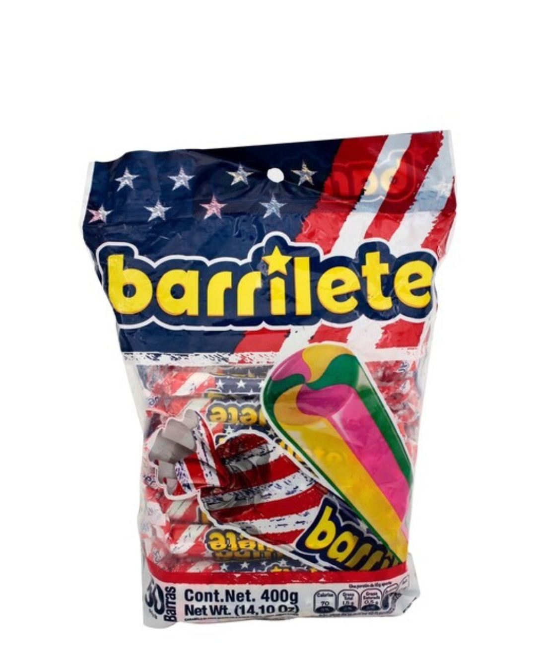 Barrilete- Tutti Frutti 400g.